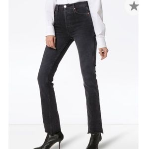 Re/Done Double Needle High Waisted Jeans Sz 27 EUC